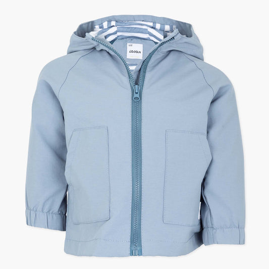 Chaqueta con Capucha Losan Azul y Rayas