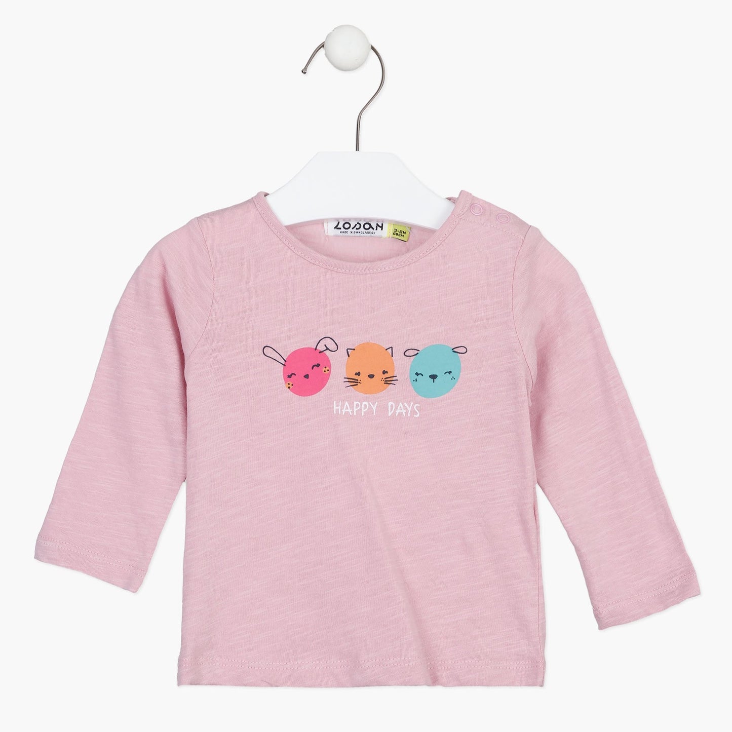 Camiseta Losan HappyDays Rosa