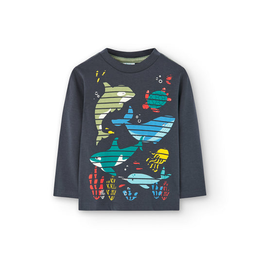 Camiseta ML Boboli Oceano Gris