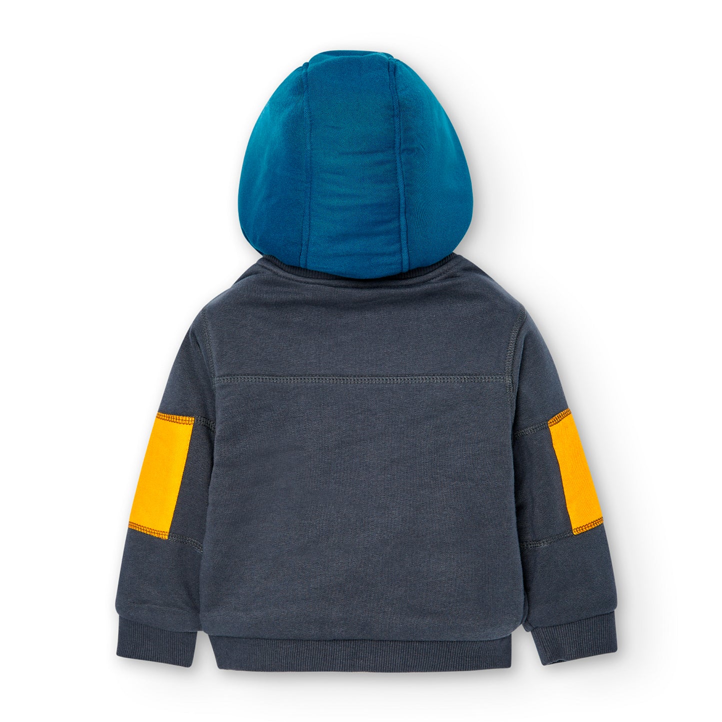 Hoodie Abrigado Boboli Just Enjoy Gris Oscuro