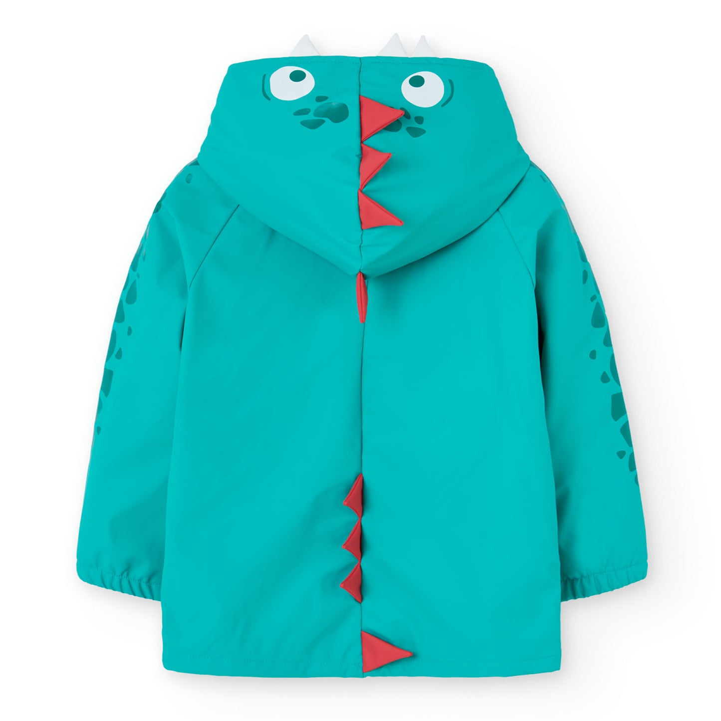 Impermeable con capucha Boboli Dino Verde