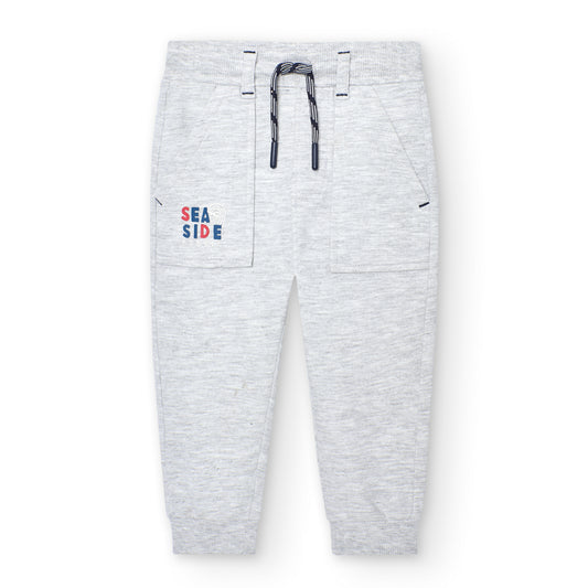 Pantalon Felpa Boboli Pop Gris Claro