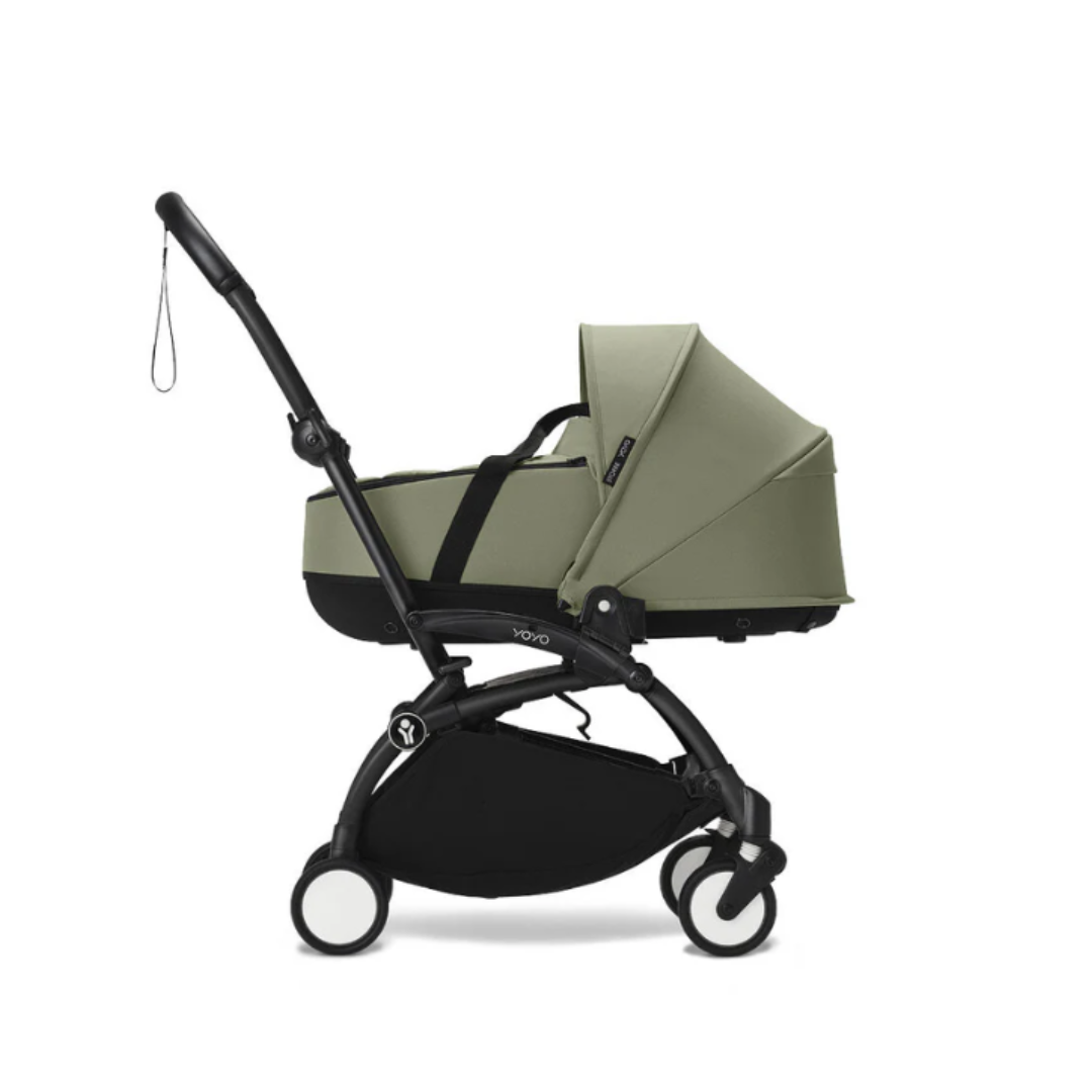 Combo Coche STOKKE™ YOYO³  6+ Negro/Olive+ MOISES