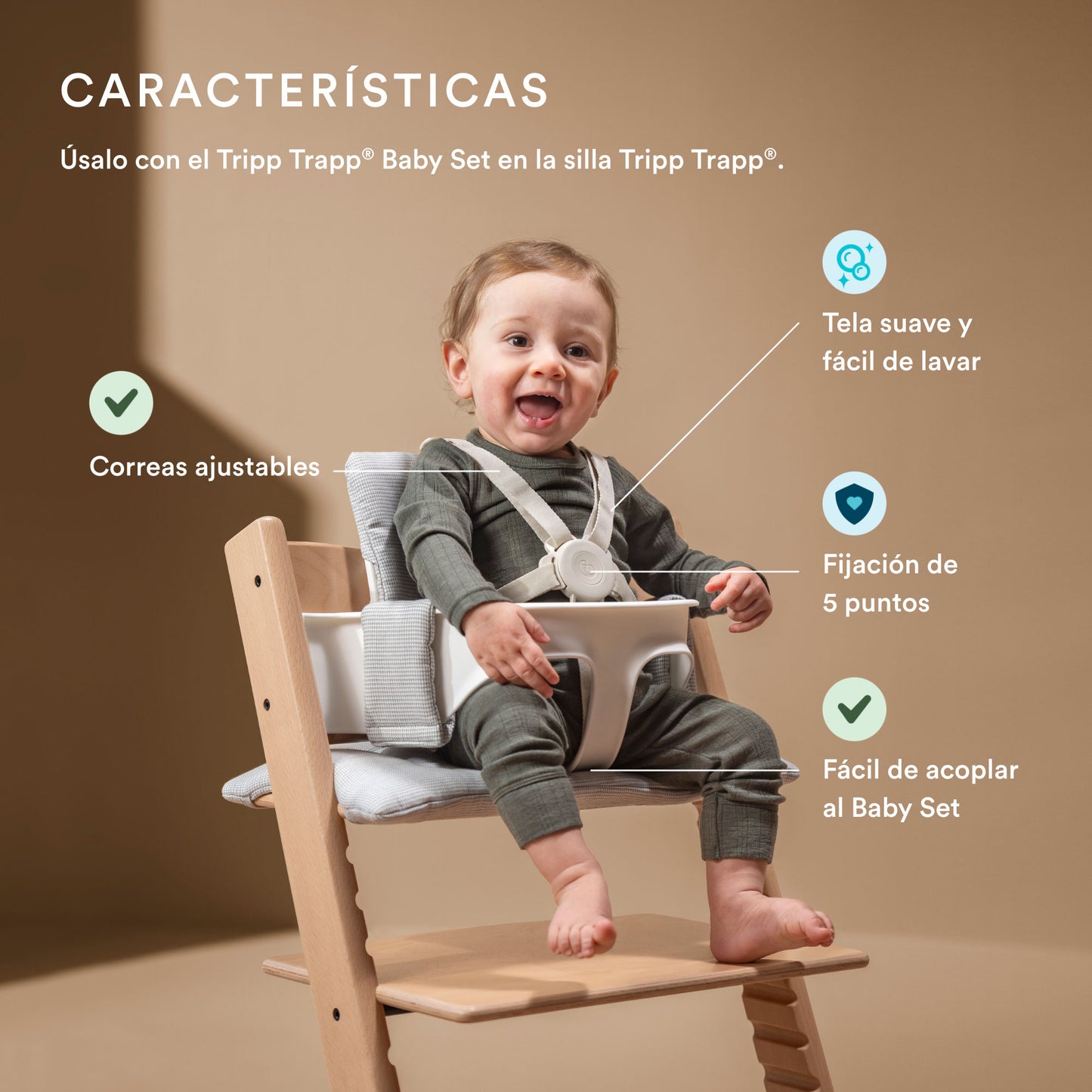 Arnés para la silla Tripp Trapp Stokke V2