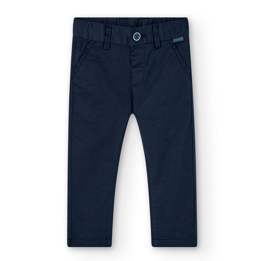 Pantalon Saten Boboli Marino