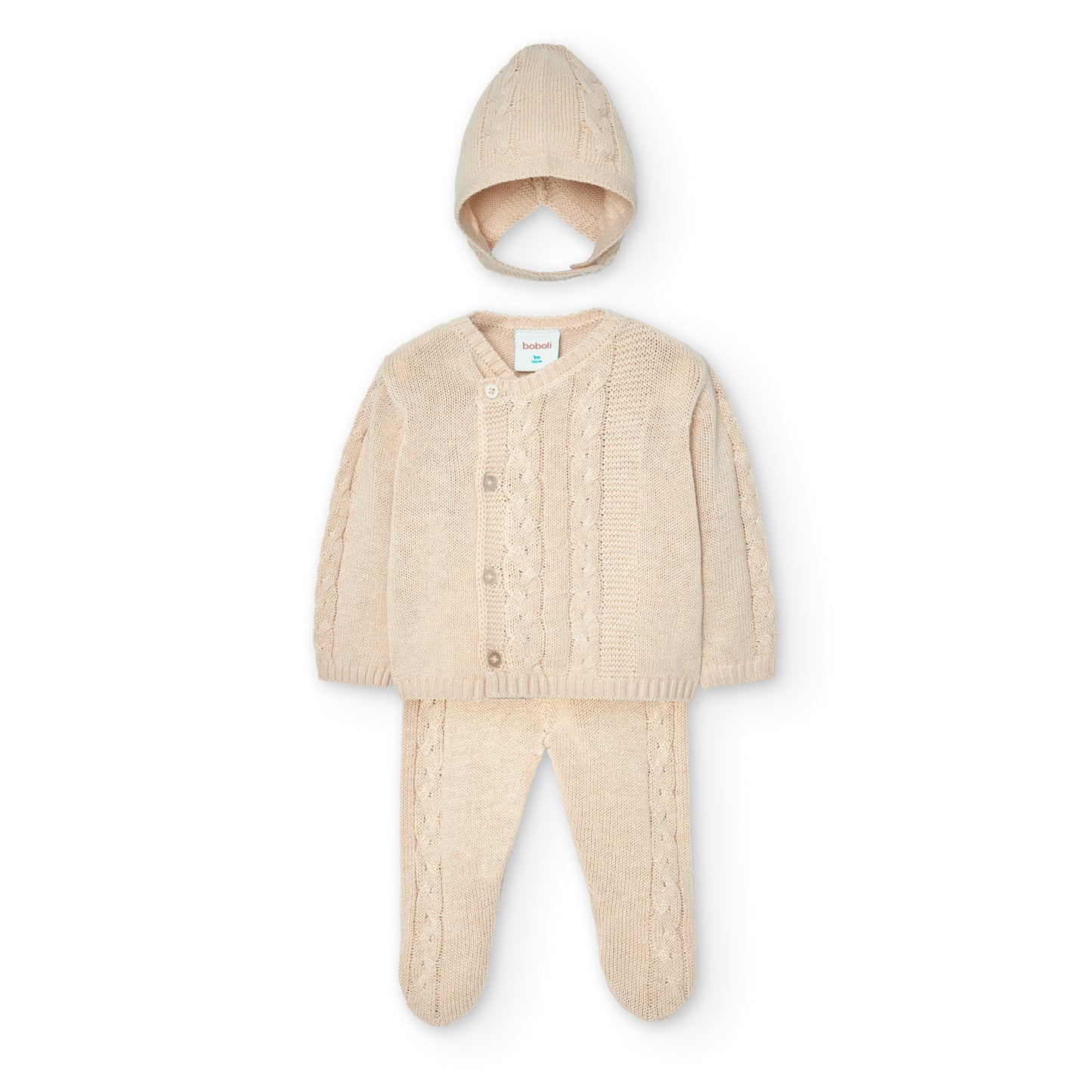 Conjunto Trenzado Boboli Beige