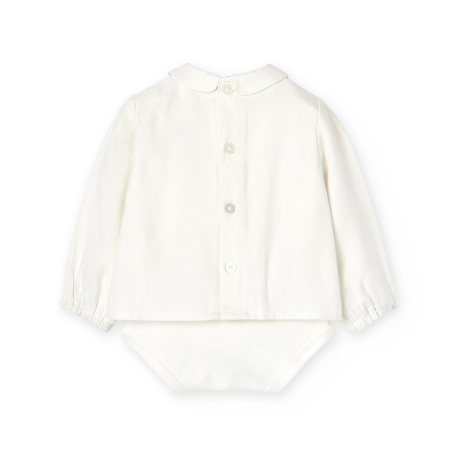 Camisa Bebe Boboli Blanca