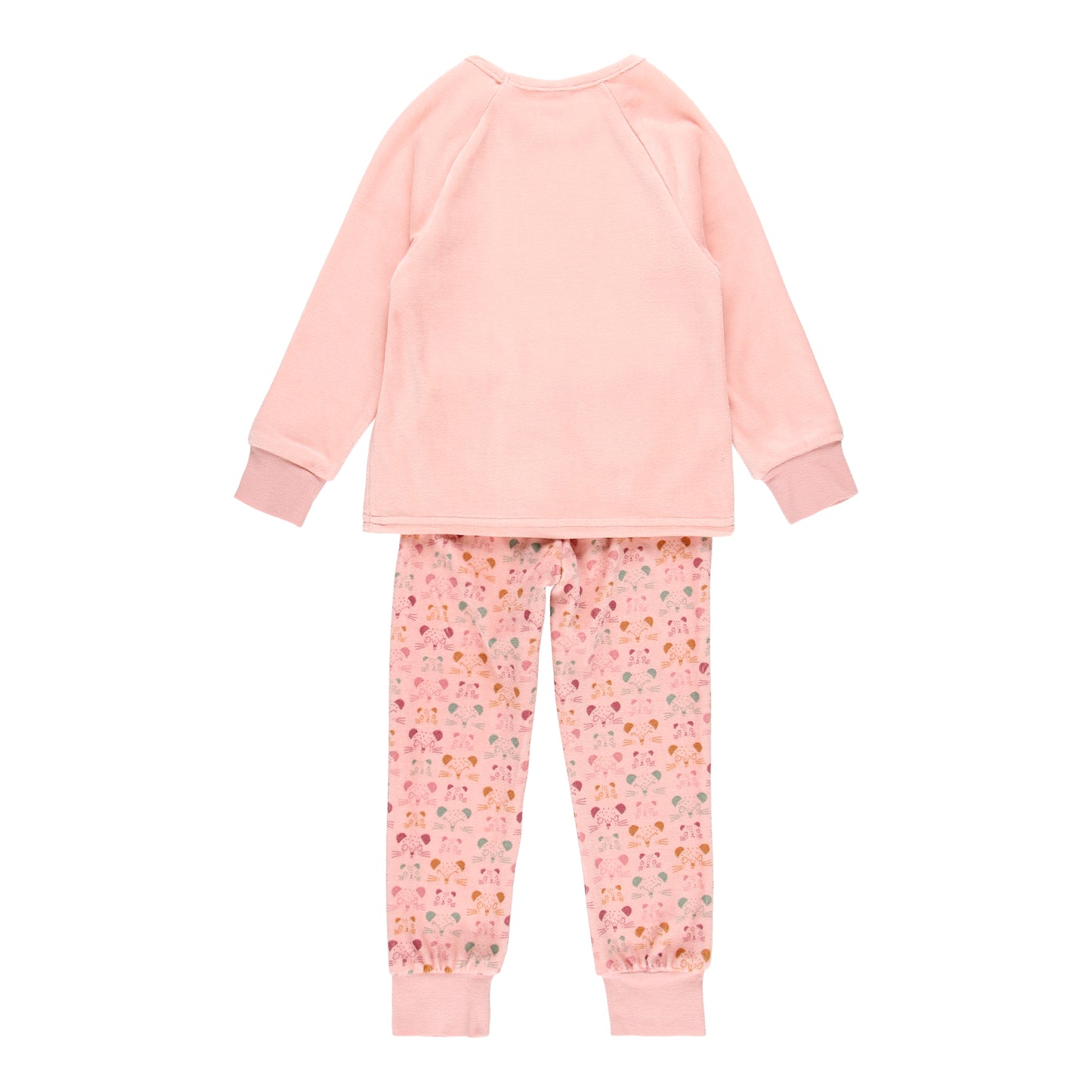 Pijama Terciopelo Boboli Gato Rosa
