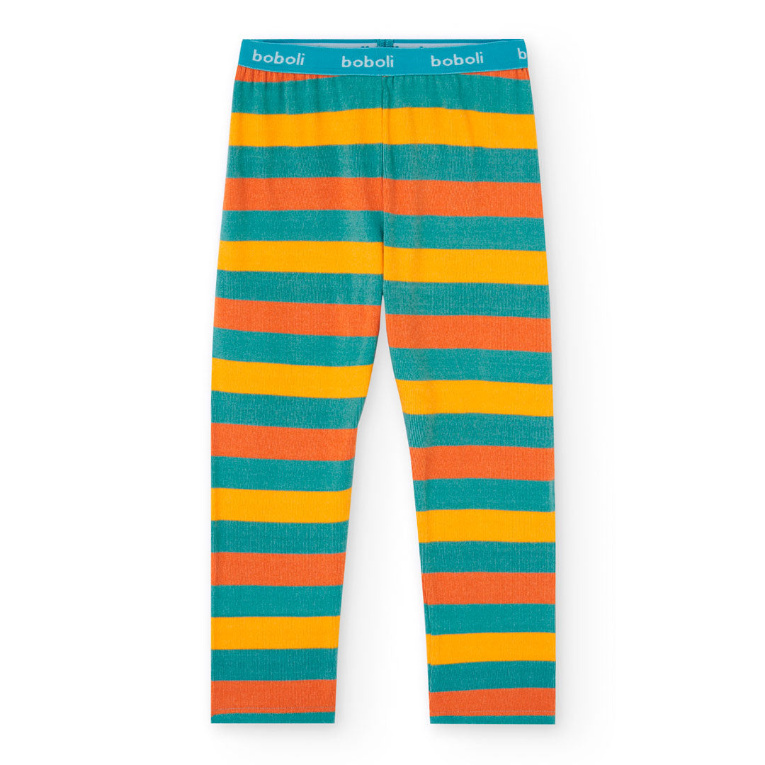 Pijama Boboli Rayas Verde