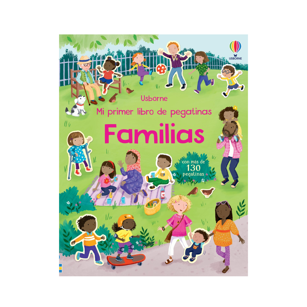 Primer libro de pegatinas: Familias – Editorial Usborne
