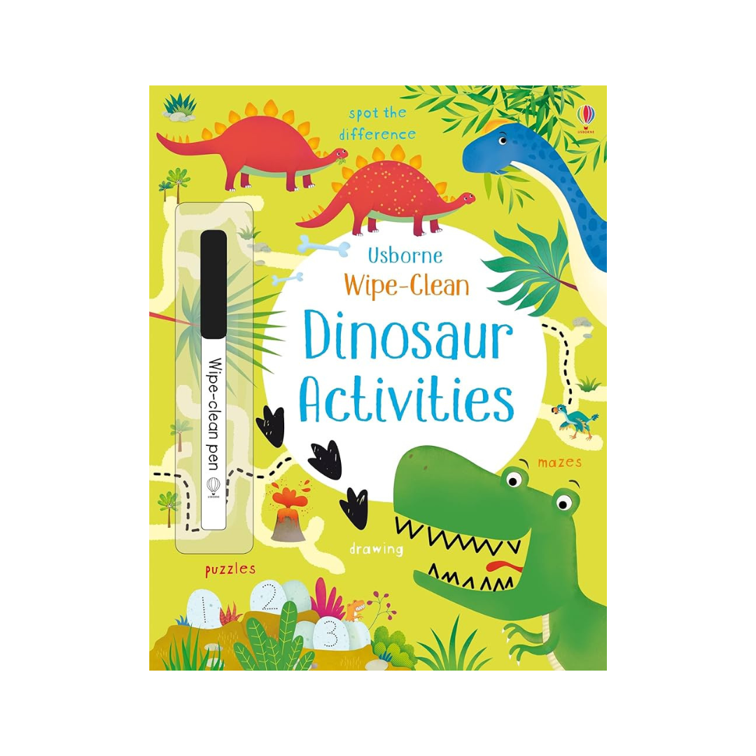 Libro Borrable: Actividades con Dinosaurios