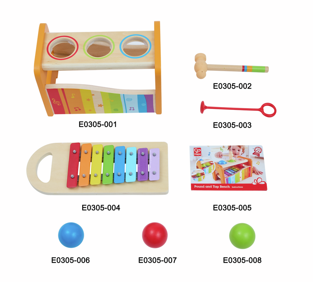 Xilofono Martillo Madera Hape