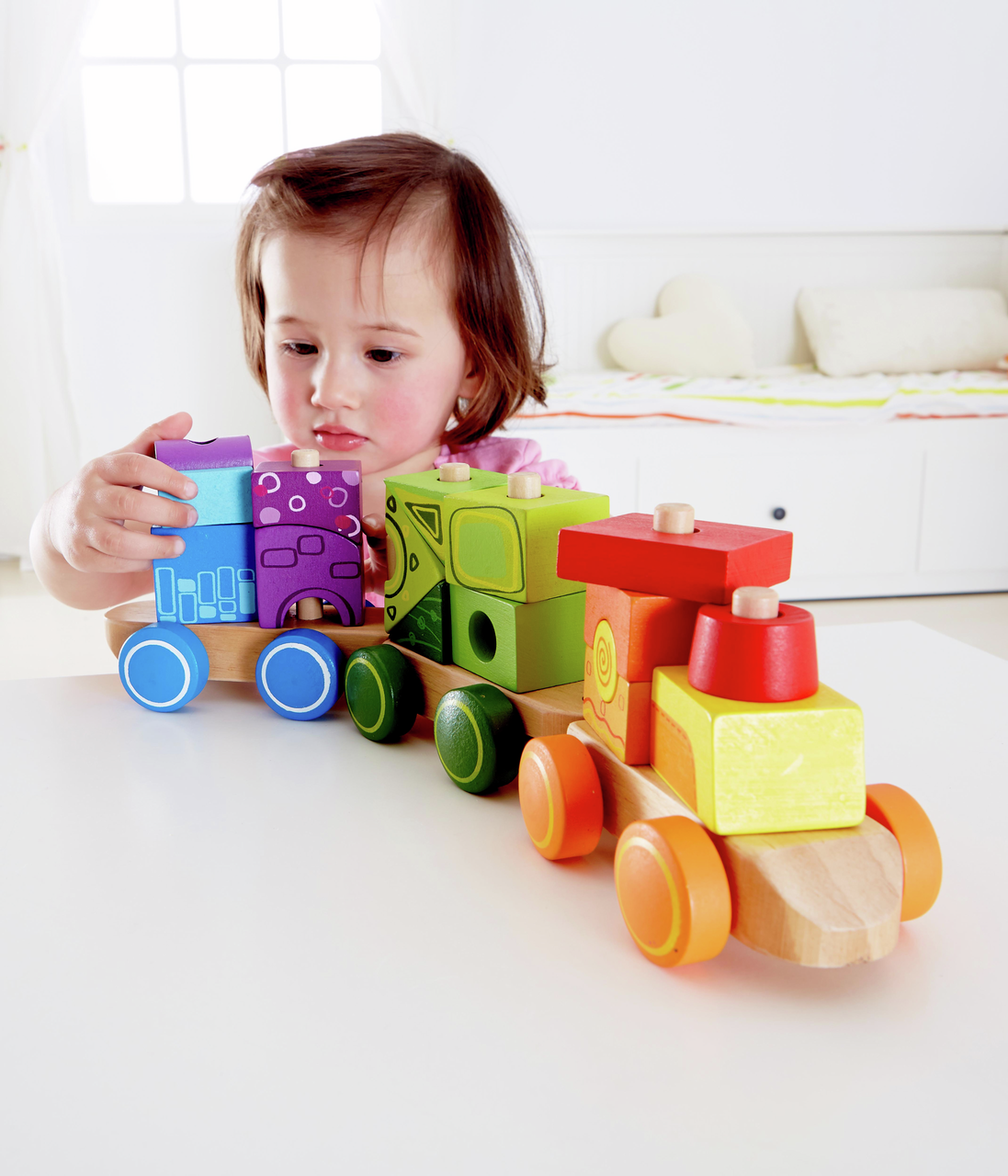 Bloques en Tren Fantasía Hape