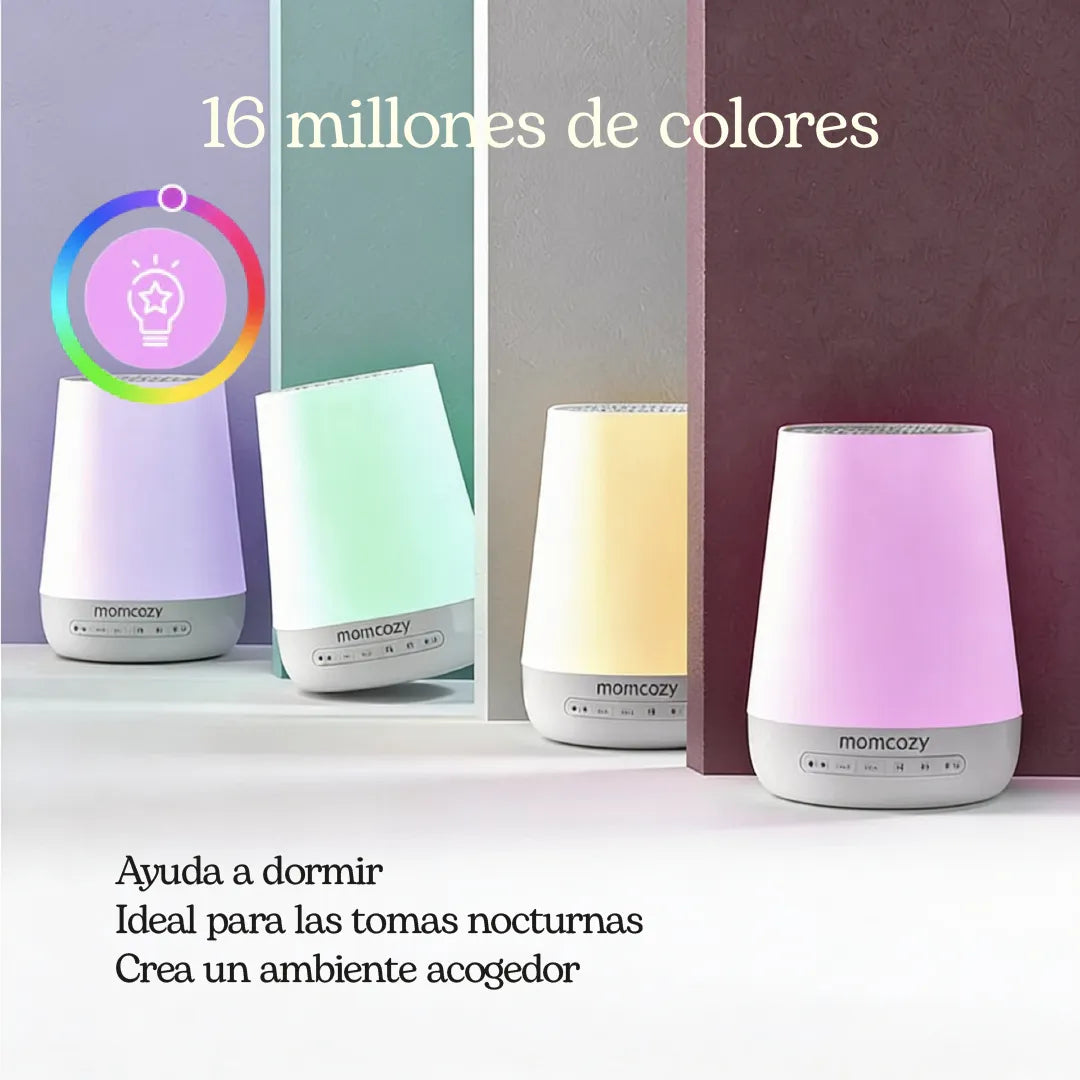 MONITOR DE SONIDO Y LÁMPARA INTELIGENTE PARA BEBÉS - RUIDO BLANCO