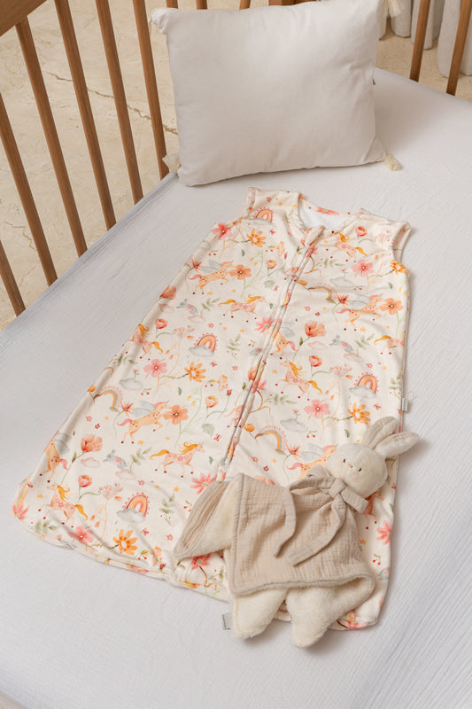 SACO DE DORMIR VELVET JARDIN MAGICO T:0-12M