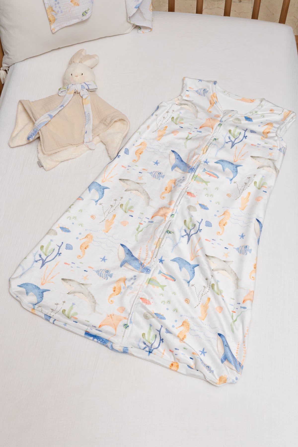 SACO DE DORMIR VELVET MAR T:0-12M