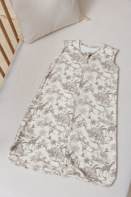 SACO DE DORMIR VELVET SAFARI T:0-12M