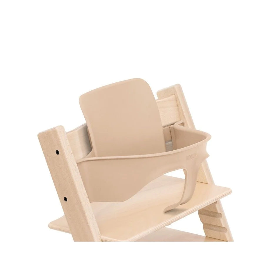 Combo Silla Stokke Tripp Trapp Natural + BabySet Natural V1 + Bandeja + Cojín