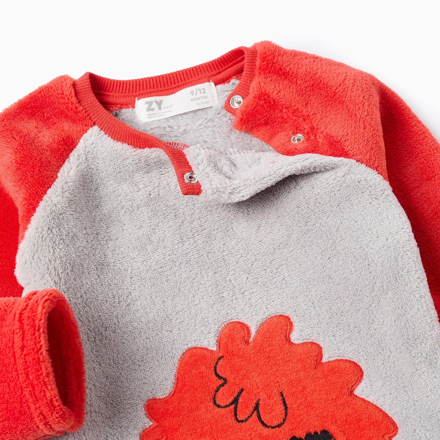 Pijama Zippy "Emociones" Gris