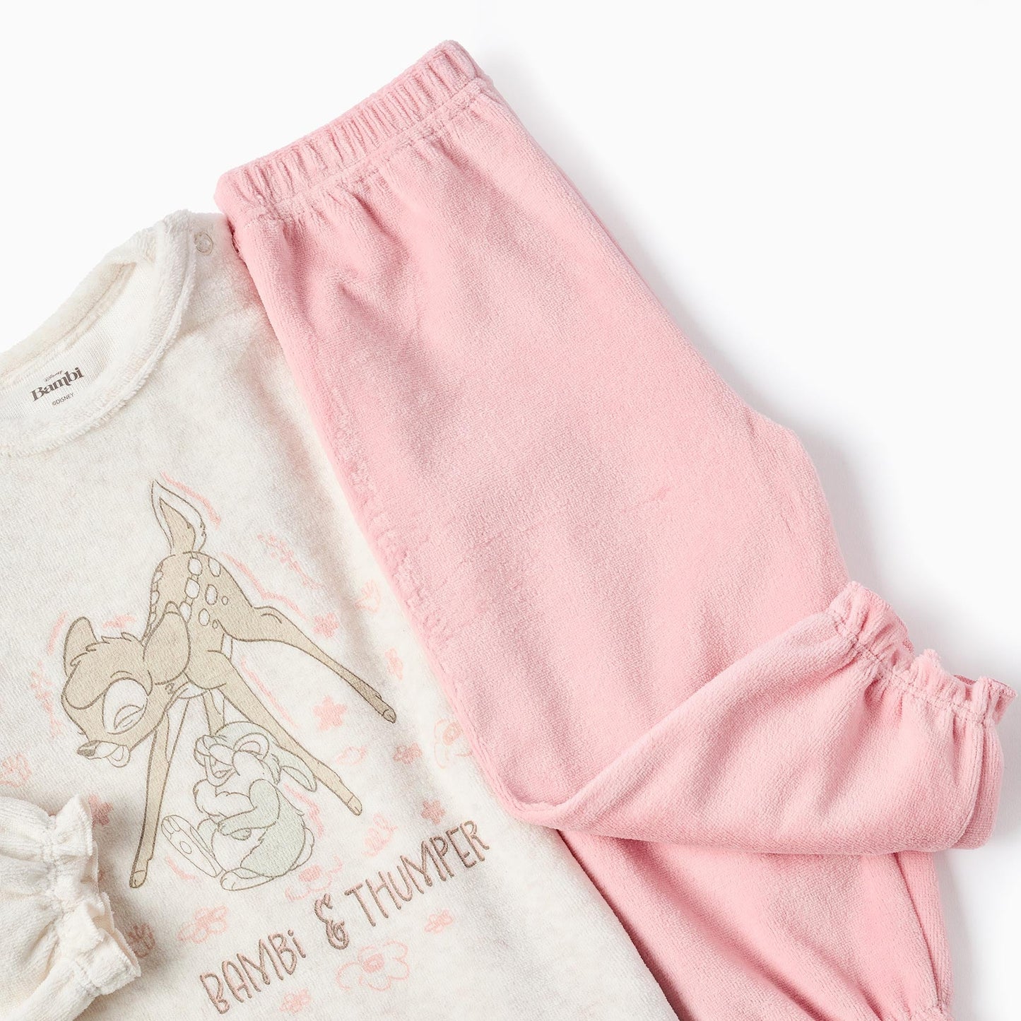 Blusa ML Zippy 'Bambi & Thumper', Beige