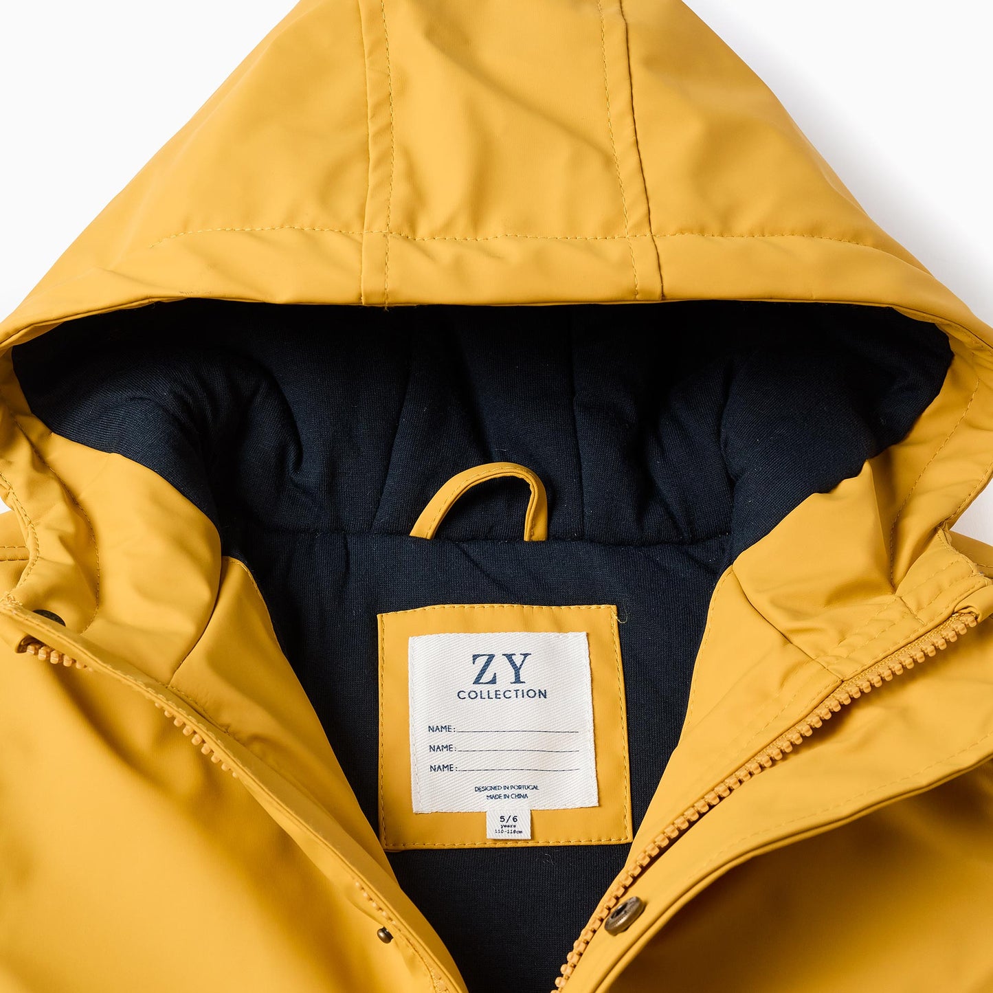Impermeable Zippy Con Capucha  Amarillo