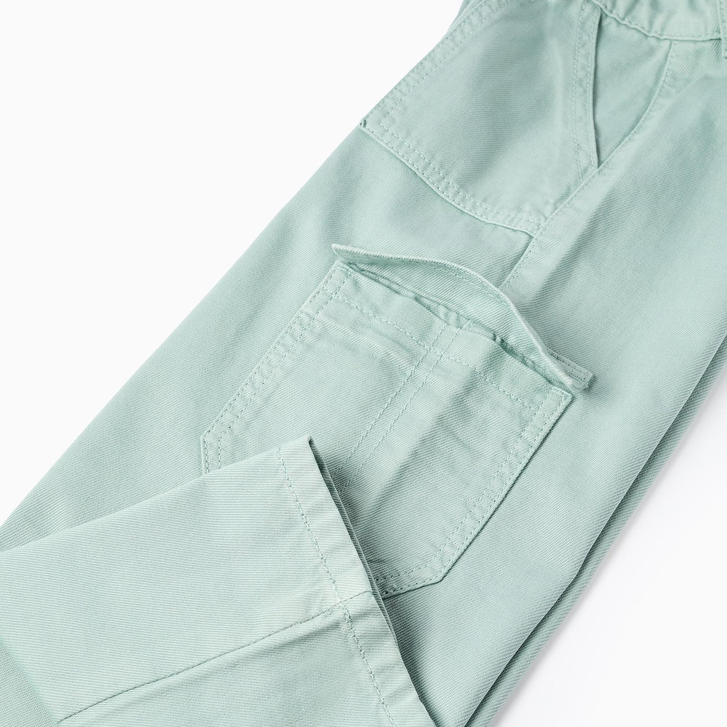 Pantalón Zippy  'Wide Leg' Verde Agua