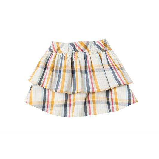 Falda Zippy a Cuadros 'B&S', Multicolor