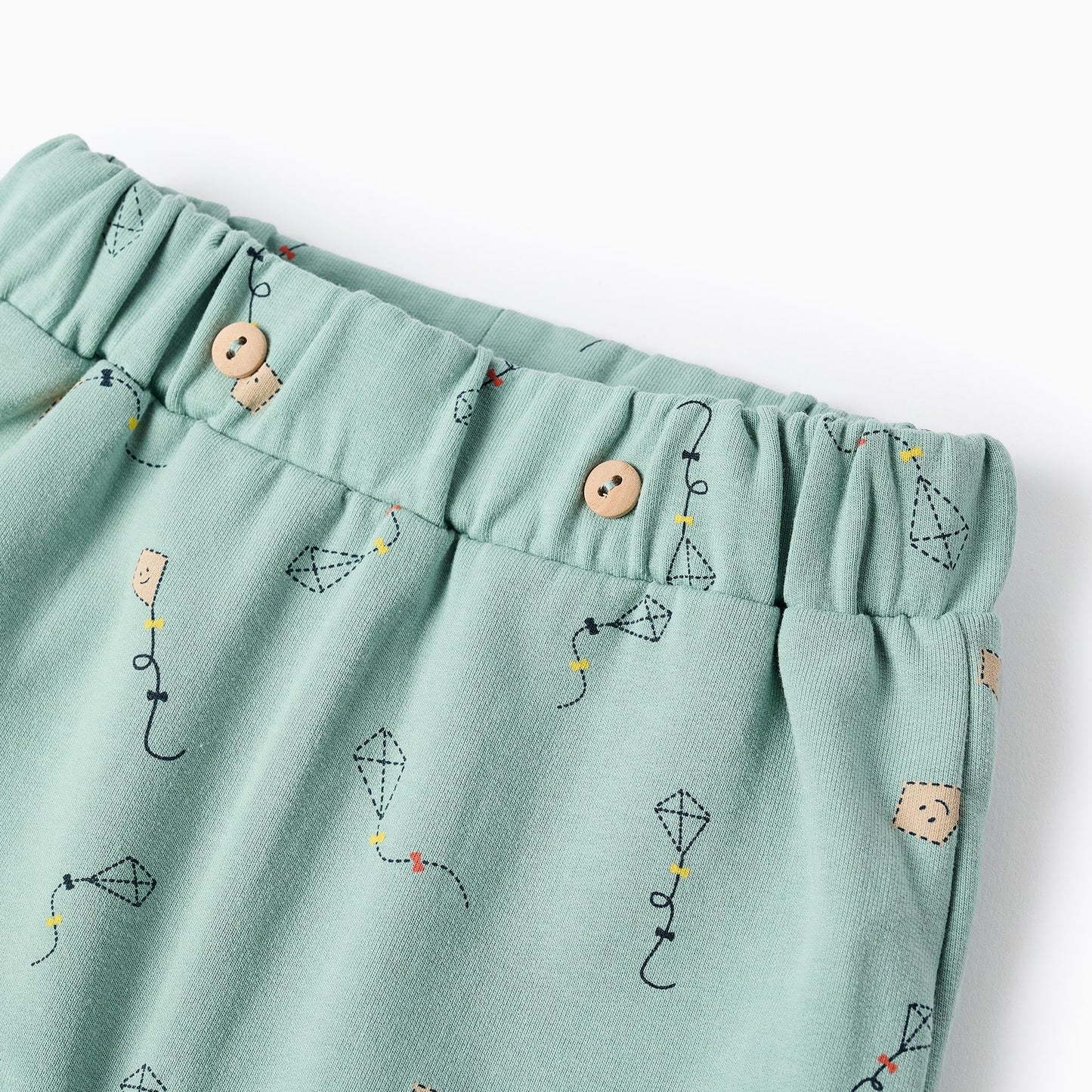 Pantalon Fleece Losan Cometas Verde Claro