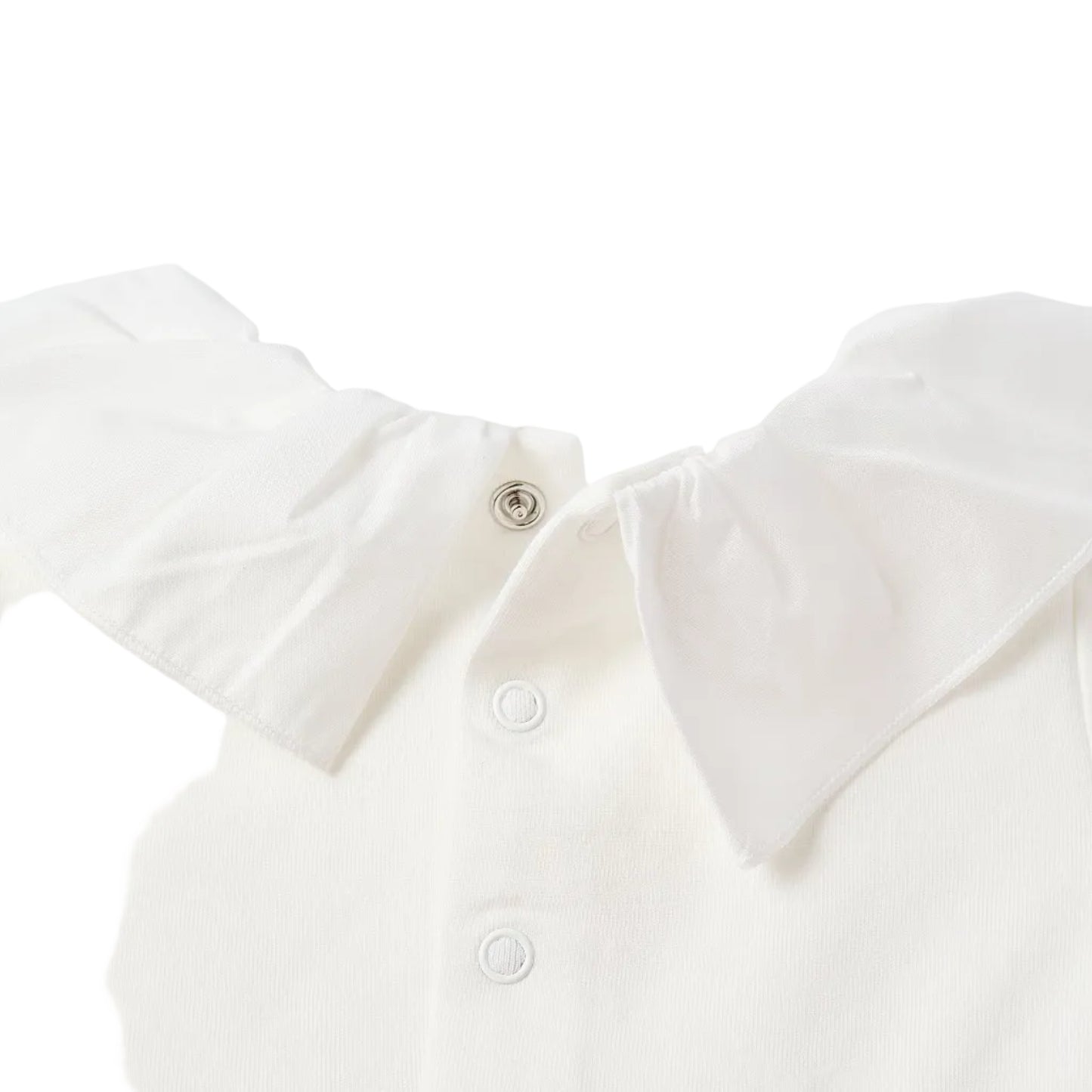 Body Zippy con Volantes Recién Nacida, Blanco