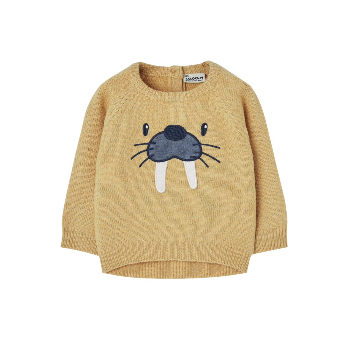 Sweater Tejido Losan Morsa Mostaza