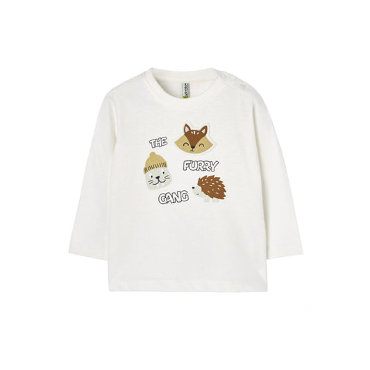 Camiseta ML Losan Amigos del Bosque Ivory