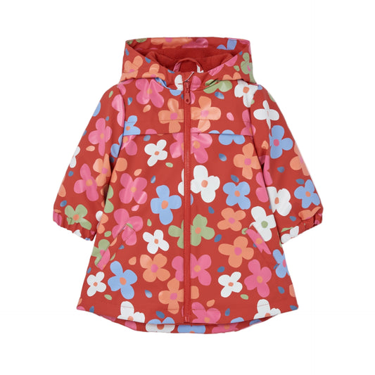 Impermeable Losan Flores Rojo