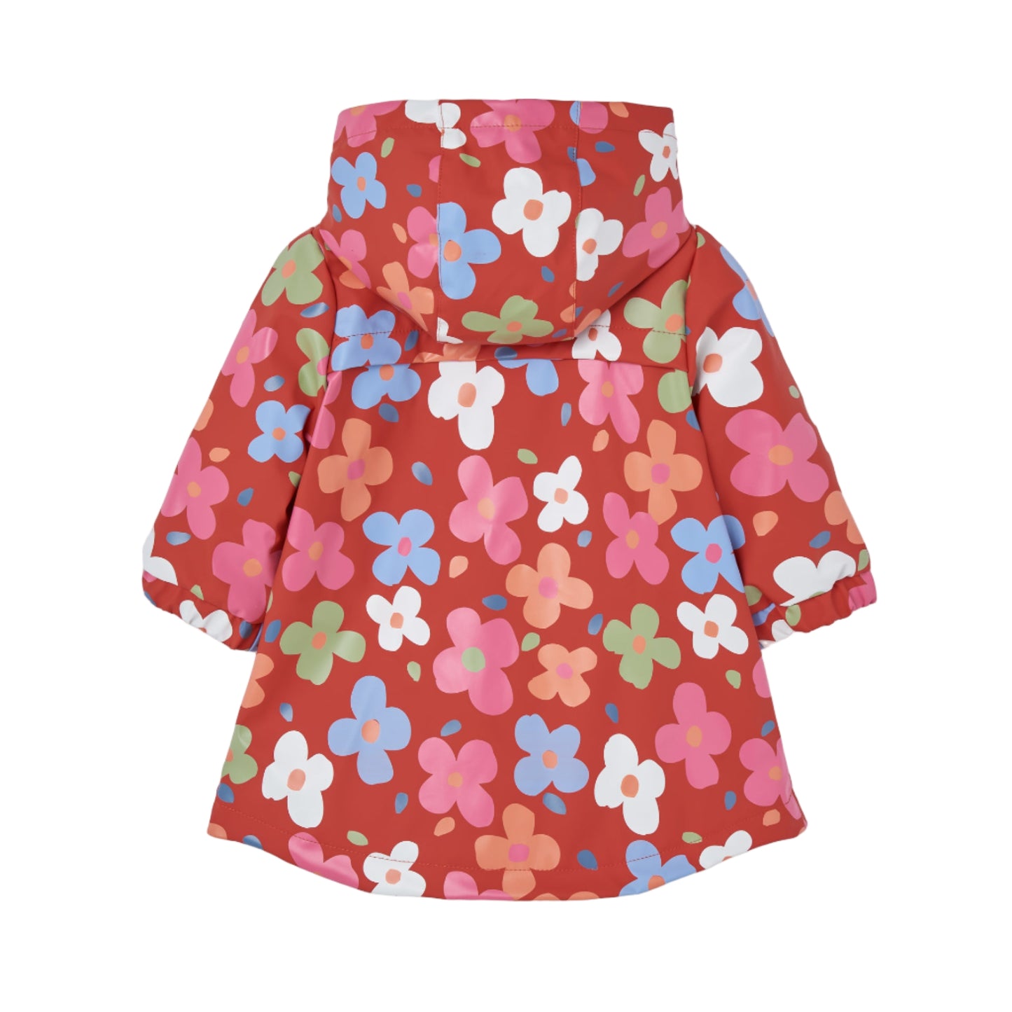 Impermeable Losan Flores Rojo