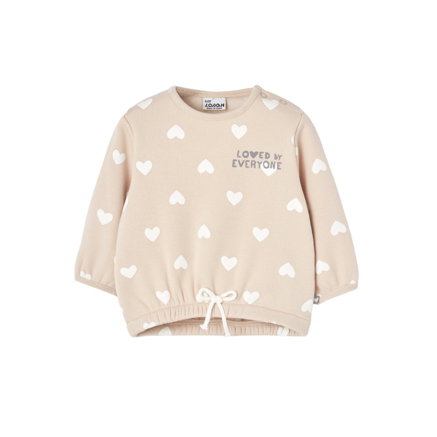 Buzo Losan Corazones Beige
