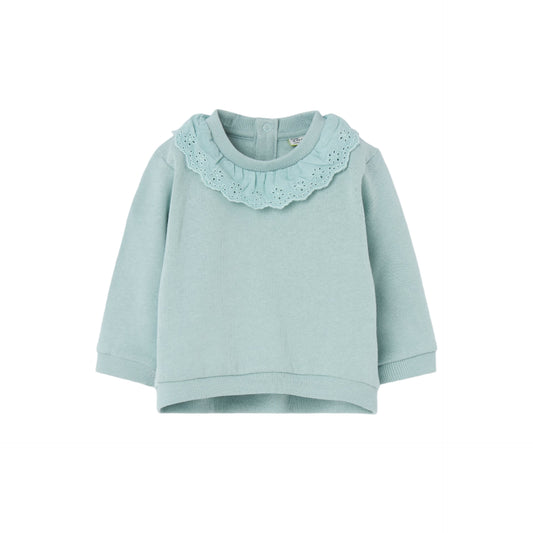 Buzo con cuello Losan Verde