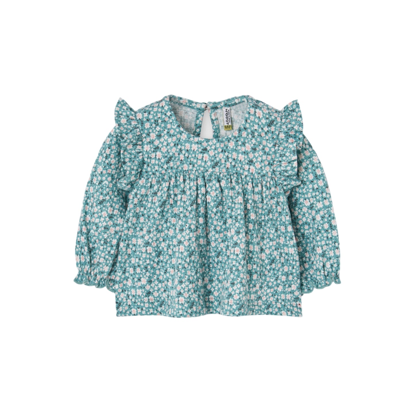 Blusa ML Losan Flor Silvestre Verde