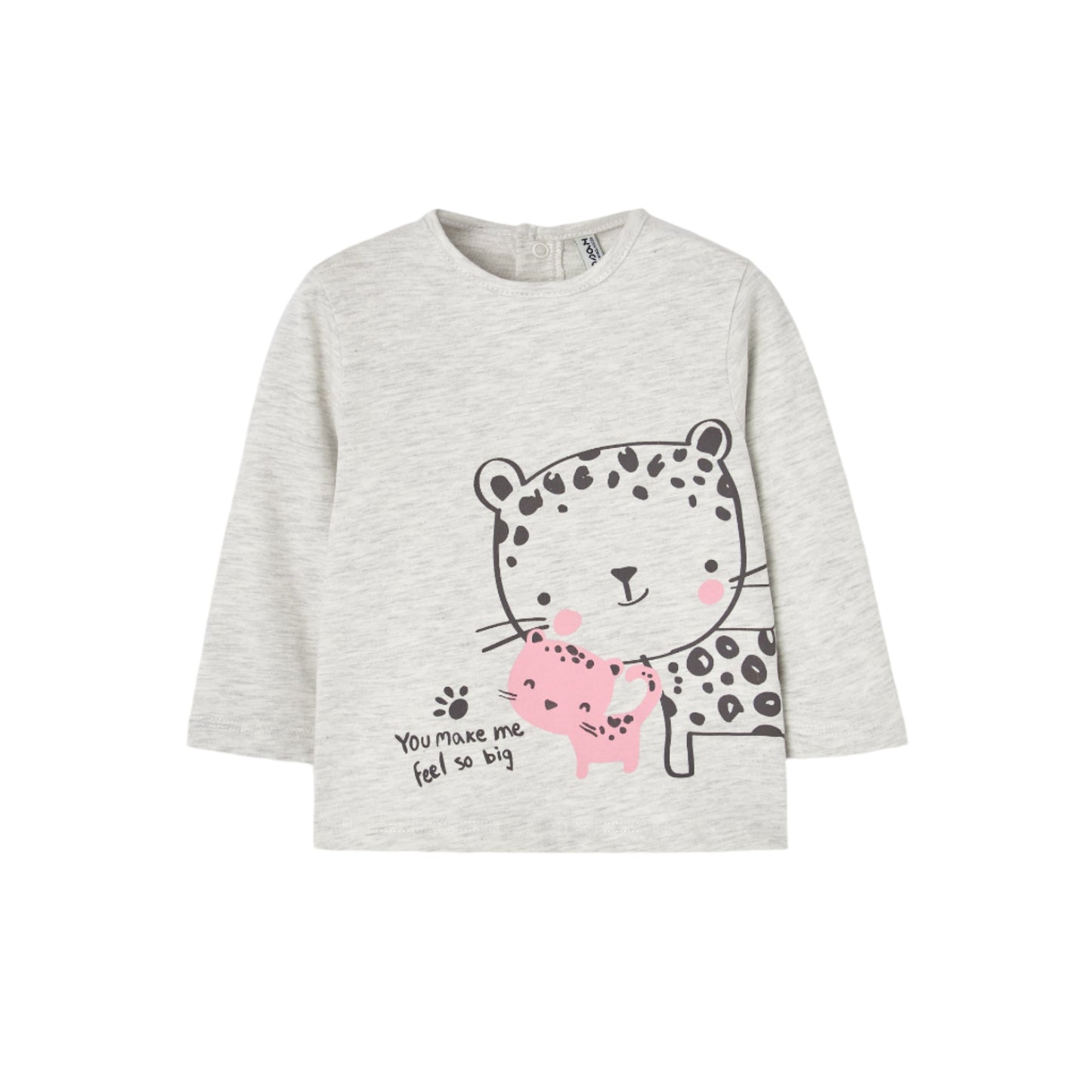 Blusa ML Losan Gato Tierno Blanco