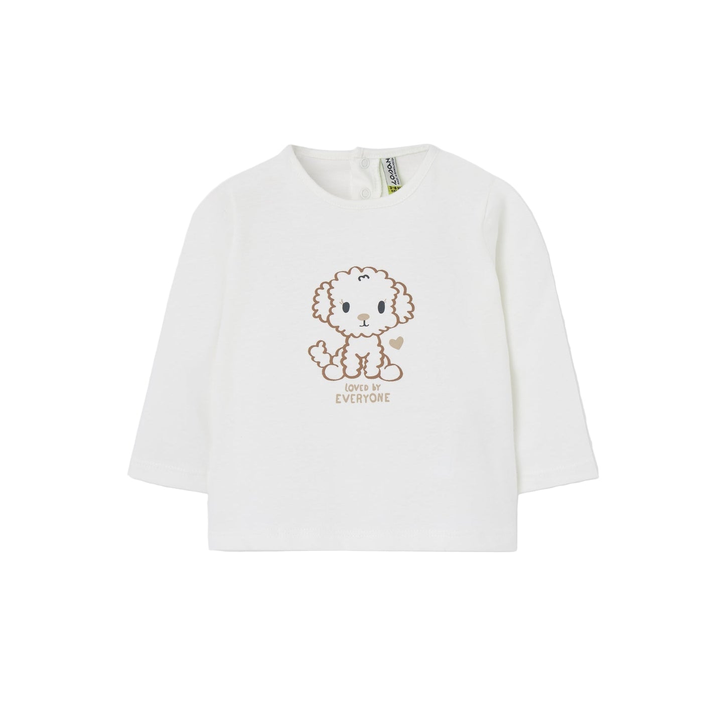 Camiseta ML Losan Perrito Blanca