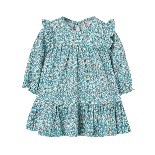 Vestido Losan Flor Primavera Verde