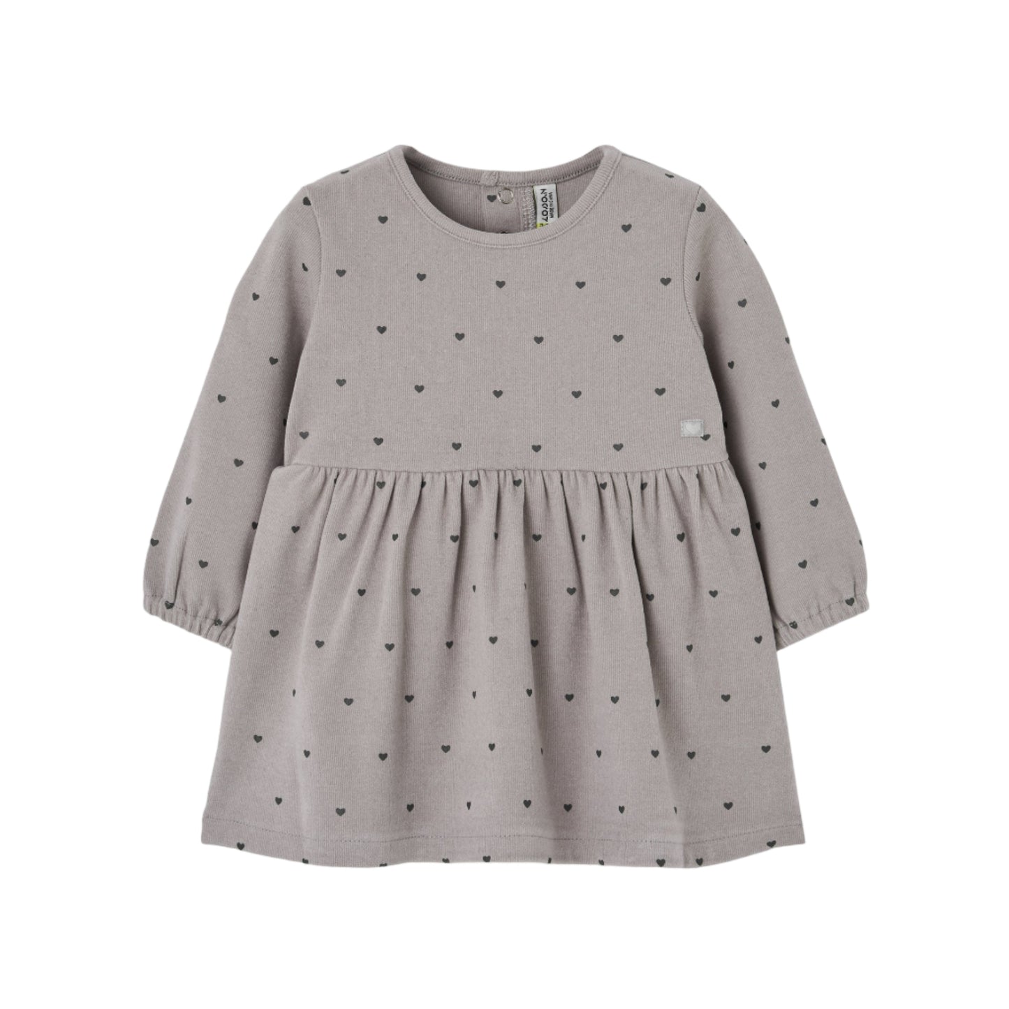 Vestido Losan Puntos Gris