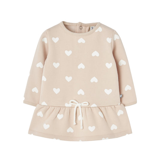 Vestido Losan Corazones Beige