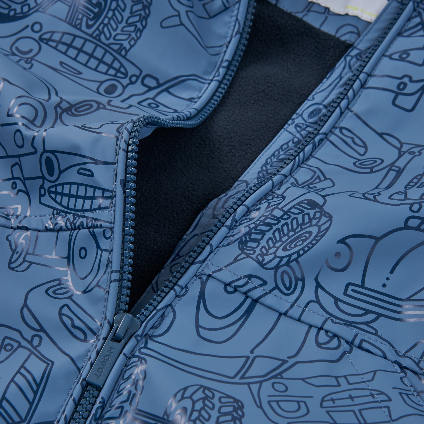 Impermeable Losan Sobre Ruedas Azul