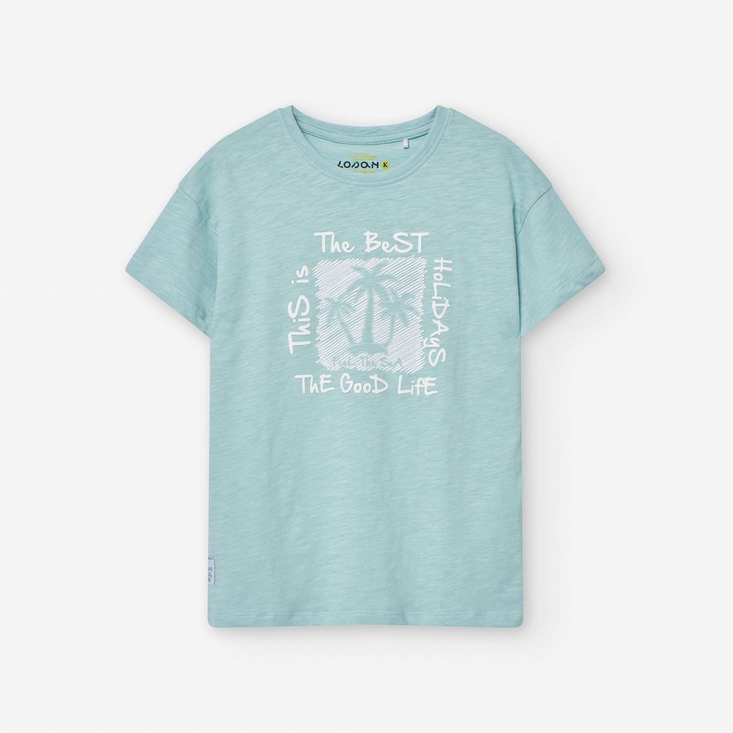 Camiseta MC Losan Palmeras Verde Sage