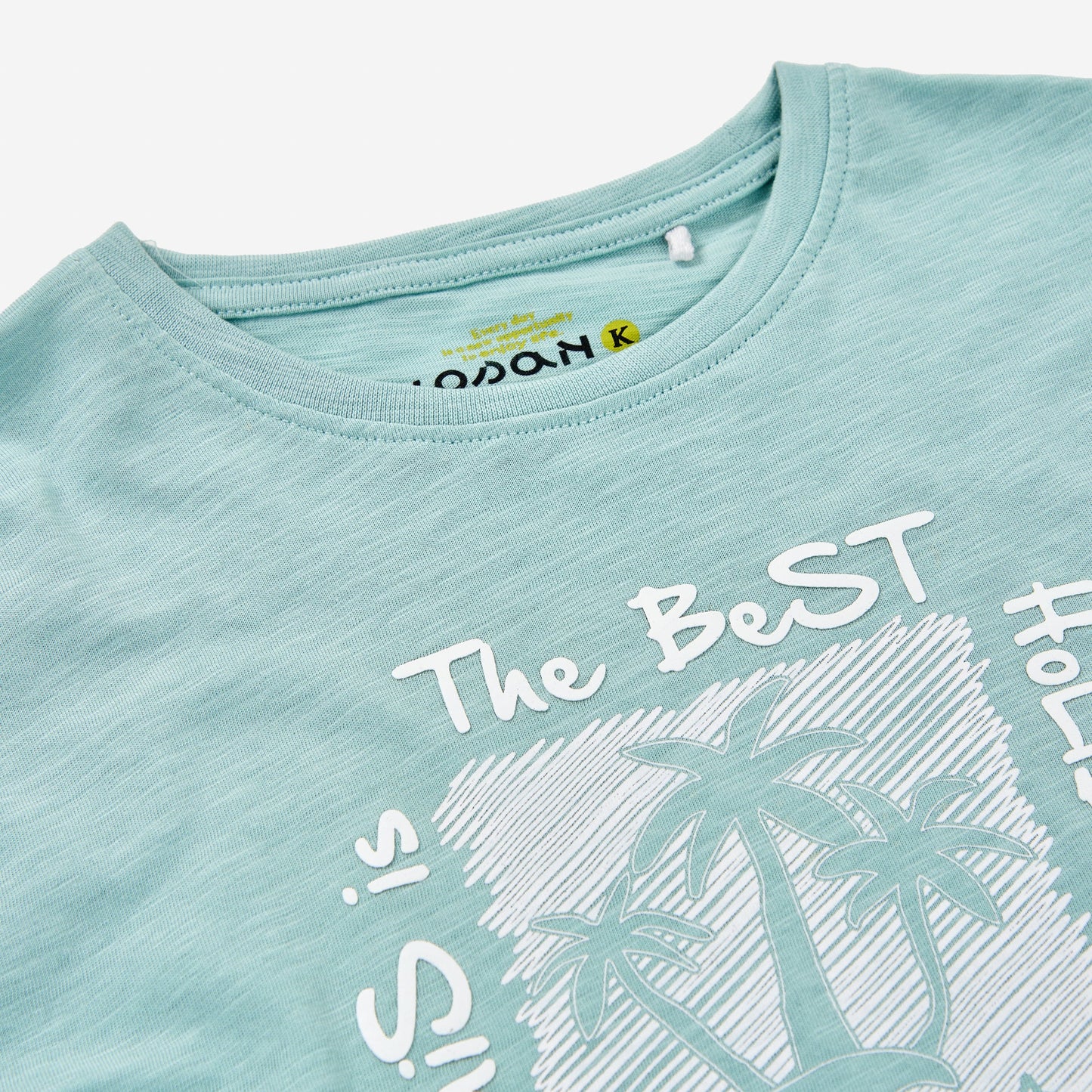 Camiseta MC Losan Palmeras Verde Sage