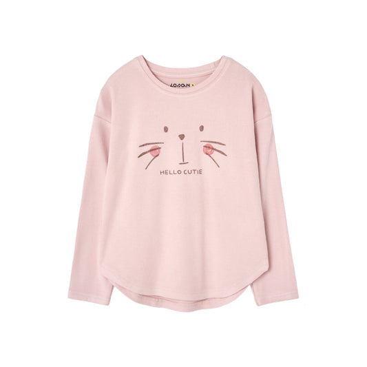 Buzo ML Losan Gatico Tierno Rosa