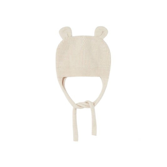 Gorrito Tejido Losan con Orejitas Ivory