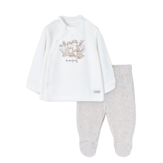 Conjunto Losan Pequeños Amigos Gris