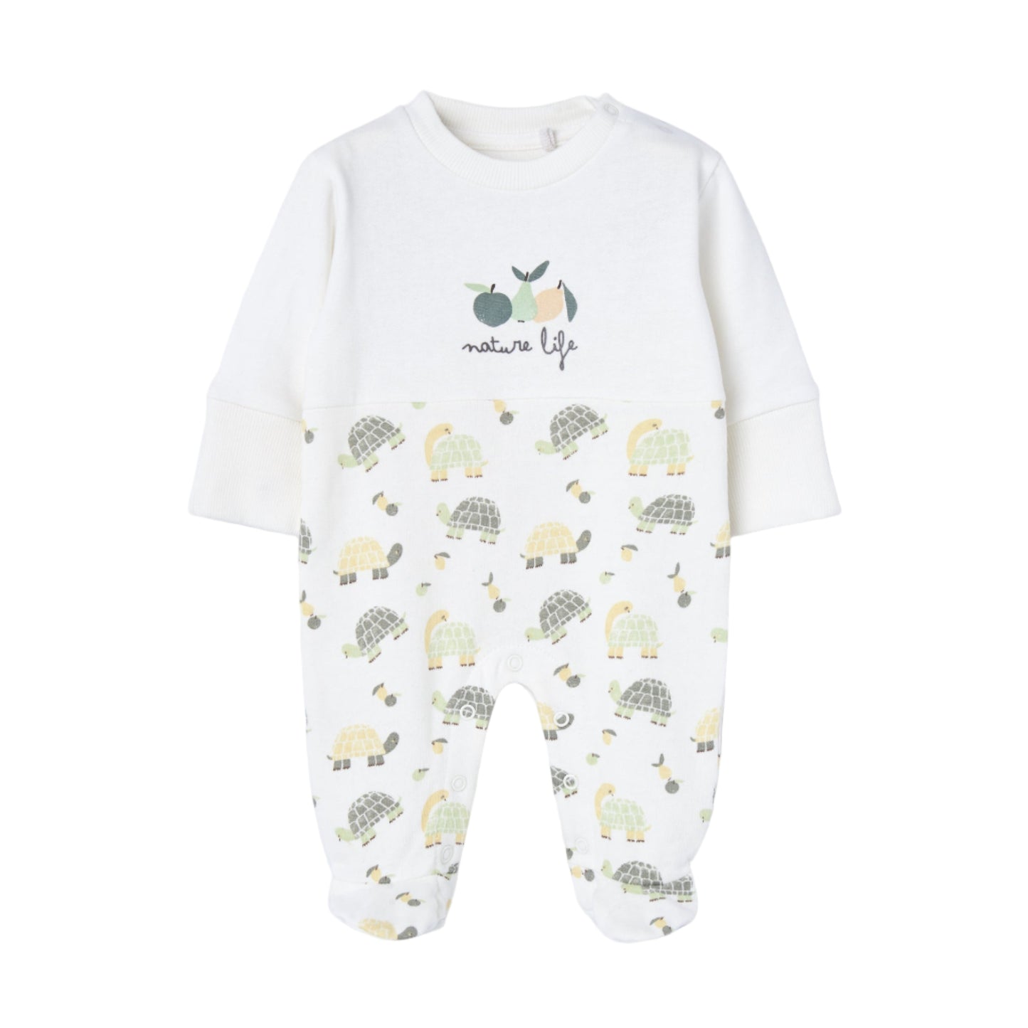 Pijama Terciopelo Losan Turtles Beige