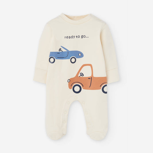 Pijama Losan Terciopelo "Ready To Go" Beige  NB