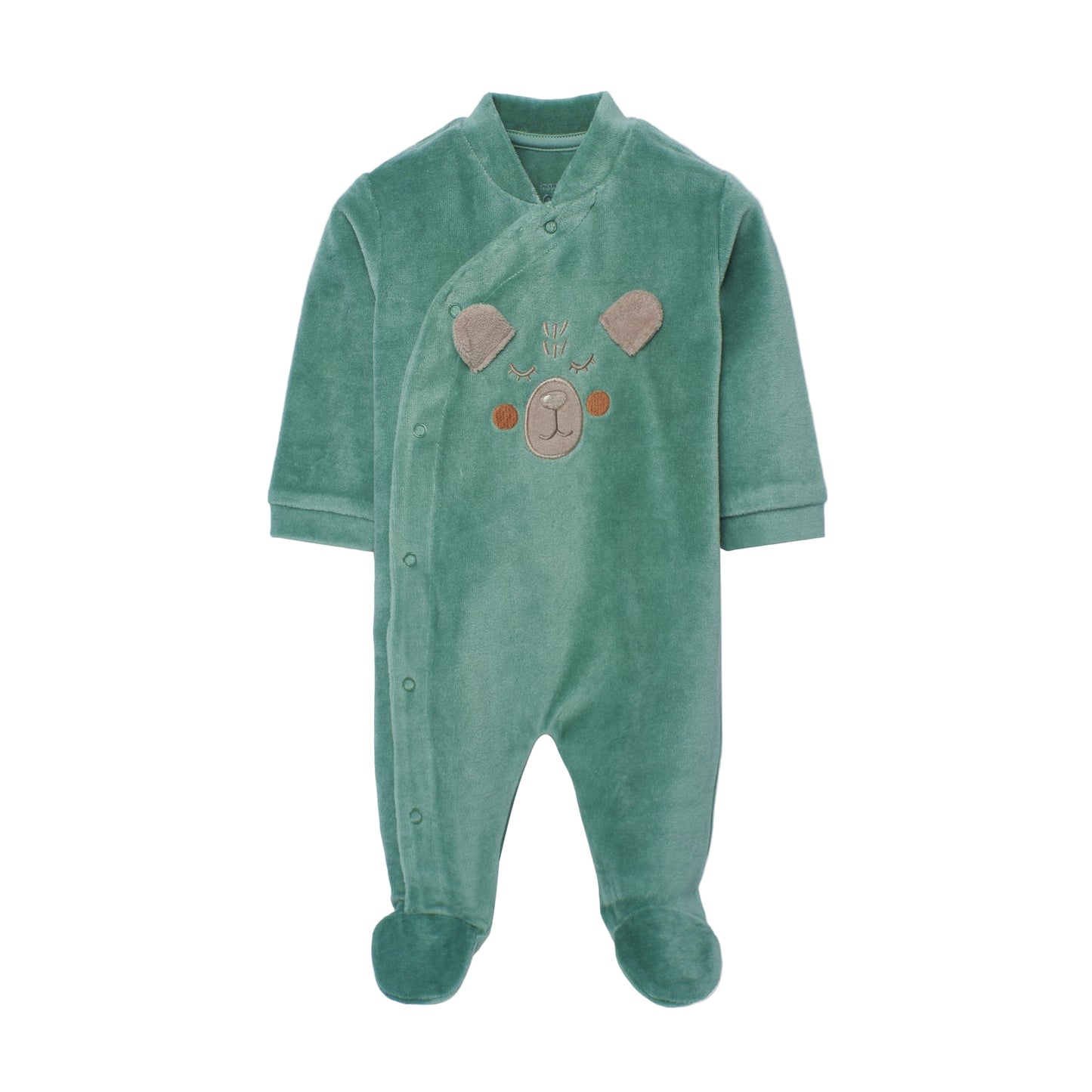 Pijama Terciopelo Losan Oso Green